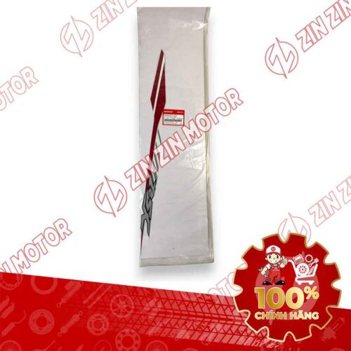 Alternative view of TEM ỐP SƯỜN WAVE RSX 2019 2020 PHIÊN BẢN BÁNH CĂM PHANH CƠ/ĐĨA XE TRẮNG BÊN TRÁI MIẾNG TRÊN 86648K90VC0ZB CHÍNH HÃNG