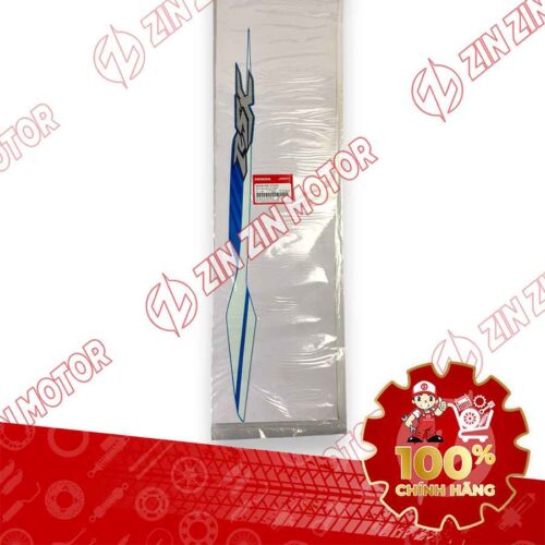 Alternative view of TEM ỐP SƯỜN WAVE RSX 2019 2020 PHIÊN BẢN BÁNH CĂM PHANH CƠ/ĐĨA XE XANH BÊN TRÁI MIẾNG TRÊN 86648K90VC0ZD CHÍNH HÃNG