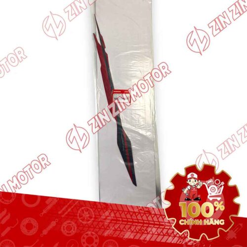 Alternative view of TEM ỐP SƯỜN WAVE RSX 2019 2020 PHIÊN BẢN BÁNH MÂM PHANH ĐĨA XE ĐỎ ĐEN BÊN TRÁI MIẾNG TRÊN 86648K90VE0ZD CHÍNH HÃNG