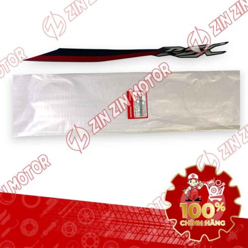 TEM ỐP SƯỜN WAVE RSX 2021 2022 PHIÊN BẢN BÁNH CĂM PHANH CƠ/ĐĨA XE XÁM ĐEN BÊN TRÁI MIẾNG TRÊN 86648K90VG0ZE CHÍNH HÃNG