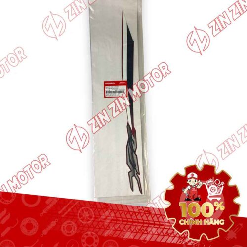 Alternative view of TEM ỐP SƯỜN WAVE RSX 2021 2022 PHIÊN BẢN BÁNH CĂM PHANH CƠ/ĐĨA XE ĐỎ ĐEN BÊN TRÁI MIẾNG TRÊN 86648K90VG0ZG CHÍNH HÃNG