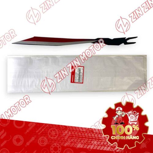 TEM ỐP SƯỜN WAVE RSX 2021 2022 PHIÊN BẢN BÁNH MÂM THẮNG ĐĨA XE ĐỎ BÊN TRÁI MIẾNG TRÊN 86648K90VH0ZC CHÍNH HÃNG