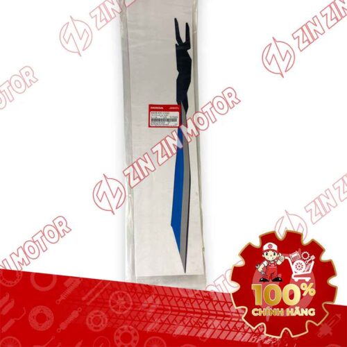 Alternative view of TEM ỐP SƯỜN WAVE RSX 2021 2022 PHIÊN BẢN BÁNH MÂM THẮNG ĐĨA XE XANH BÊN TRÁI MIẾNG TRÊN 86648K90VH0ZD CHÍNH HÃNG