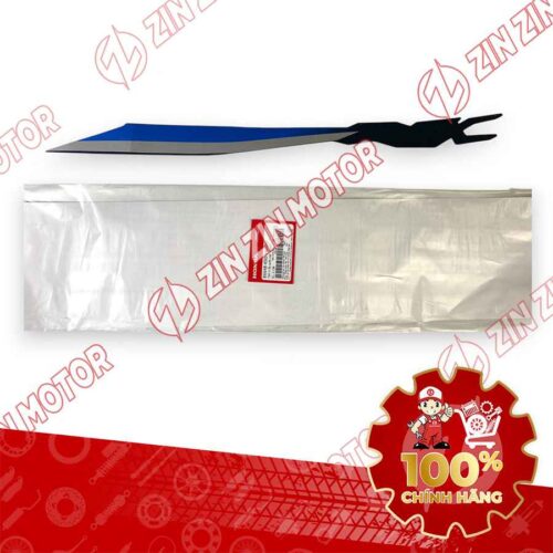 TEM ỐP SƯỜN WAVE RSX 2021 2022 PHIÊN BẢN BÁNH MÂM THẮNG ĐĨA XE XANH BÊN TRÁI MIẾNG TRÊN 86648K90VH0ZD CHÍNH HÃNG