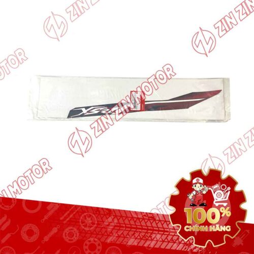 Alternative view of TEM ỐP SƯỜN WAVE RSX 2023 PHIÊN BẢN TIÊU CHUẨN BÁNH CĂM PHANH CƠ (XE ĐỎ ĐEN) TRÁI TRÊN 86648K90VK0ZB CHÍNH HÃNG