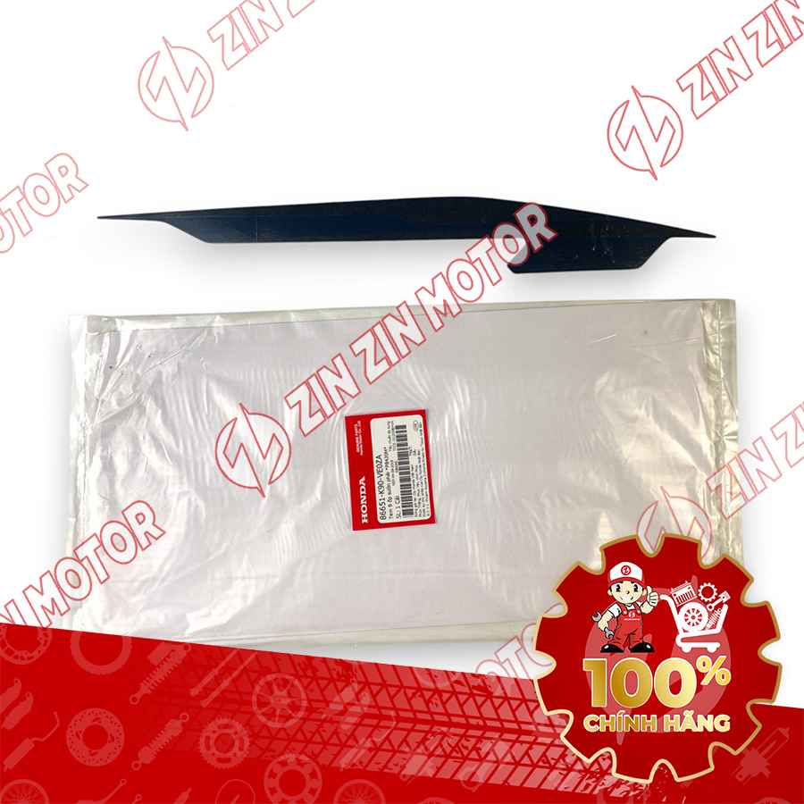 TEM ỐP SƯỜN WAVE RSX 2019 2020 PHIÊN BẢN BÁNH CĂM PHANH CƠ/ĐĨA XE XANH BÊN PHẢI MIẾNG DƯỚI 86651K90VC0ZD CHÍNH HÃNG