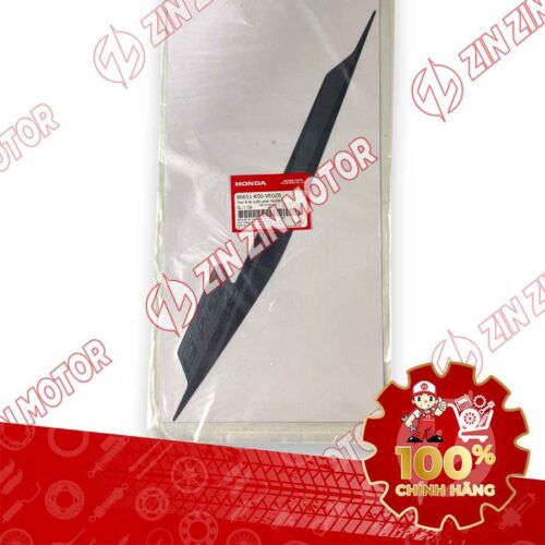 Alternative view of TEM ỐP SƯỜN WAVE RSX 2019 2020 PHIÊN BẢN BÁNH MÂM PHANH ĐĨA XE XÁM ĐỎ BÊN PHẢI MIẾNG DƯỚI 86651K90VE0ZB CHÍNH HÃNG