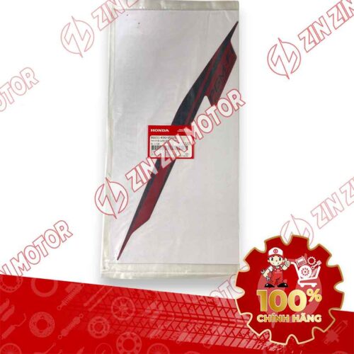 Alternative view of TEM ỐP SƯỜN WAVE RSX 2019 2020 PHIÊN BẢN BÁNH MÂM PHANH ĐĨA XE ĐỎ ĐEN BÊN PHẢI MIẾNG DƯỚI 86651K90VE0ZD CHÍNH HÃNG
