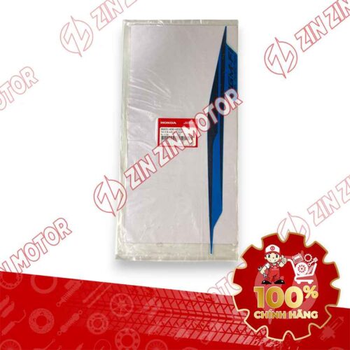 Alternative view of TEM ỐP SƯỜN WAVE RSX 2019 2020 PHIÊN BẢN BÁNH MÂM PHANH ĐĨA XE XANH ĐEN BÊN PHẢI MIẾNG DƯỚI 86651K90VE0ZE CHÍNH HÃNG
