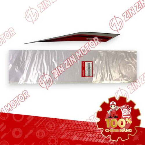 TEM ỐP SƯỜN WAVE RSX 2021 2022 PHIÊN BẢN BÁNH MÂM THẮNG ĐĨA XE ĐỎ BÊN PHẢI MIẾNG DƯỚI 86651K90VG0ZC CHÍNH HÃNG