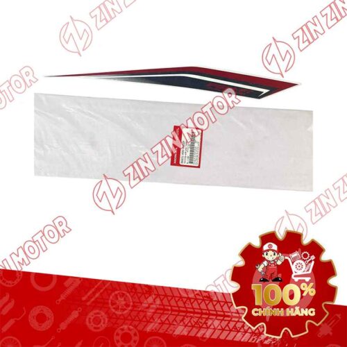 TEM ỐP SƯỜN WAVE RSX 2021 2022 PHIÊN BẢN BÁNH CĂM PHANH CƠ/ĐĨA XE TRẮNG ĐEN BÊN PHẢI MIẾNG DƯỚI 86651K90VG0ZF CHÍNH HÃNG