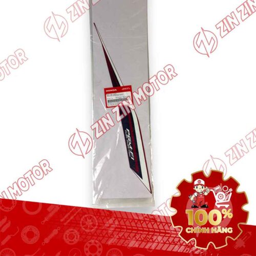 Alternative view of TEM ỐP SƯỜN WAVE RSX 2021 2022 PHIÊN BẢN BÁNH CĂM PHANH CƠ/ĐĨA XE ĐỎ ĐEN BÊN PHẢI MIẾNG DƯỚI 86651K90VG0ZG CHÍNH HÃNG