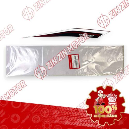 TEM ỐP SƯỜN WAVE RSX 2021 2022 PHIÊN BẢN BÁNH CĂM PHANH CƠ/ĐĨA XE ĐỎ ĐEN BÊN PHẢI MIẾNG DƯỚI 86651K90VG0ZG CHÍNH HÃNG