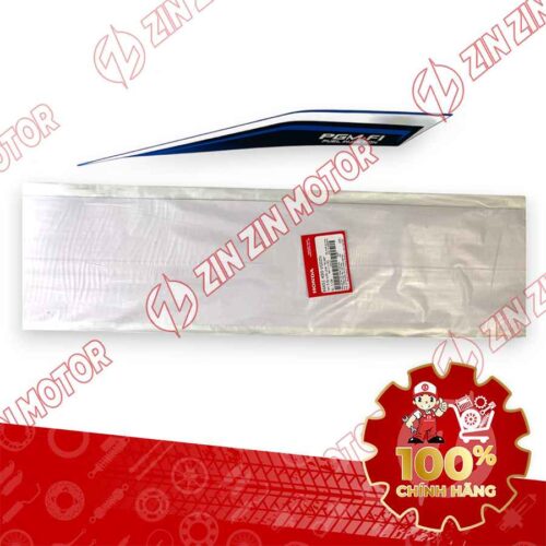 TEM ỐP SƯỜN WAVE RSX 2021 2022 PHIÊN BẢN BÁNH CĂM PHANH CƠ/ĐĨA XE XANH ĐEN BÊN PHẢI MIẾNG DƯỚI 86651K90VG0ZH CHÍNH HÃNG