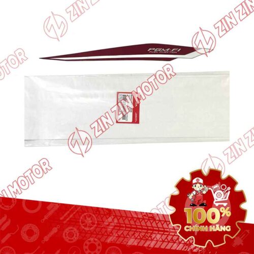 TEM ỐP SƯỜN WAVE RSX 2023 PHIÊN BẢN TIÊU CHUẨN BÁNH CĂM PHANH CƠ (XE ĐỎ ĐEN) PHẢI DƯỚI 86651K90VK0ZB CHÍNH HÃNG
