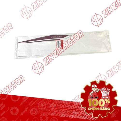 Alternative view of TEM ỐP SƯỜN WAVE RSX 2023 PHIÊN BẢN TIÊU CHUẨN BÁNH CĂM PHANH CƠ (XE ĐỎ ĐEN) PHẢI DƯỚI 86651K90VK0ZB CHÍNH HÃNG