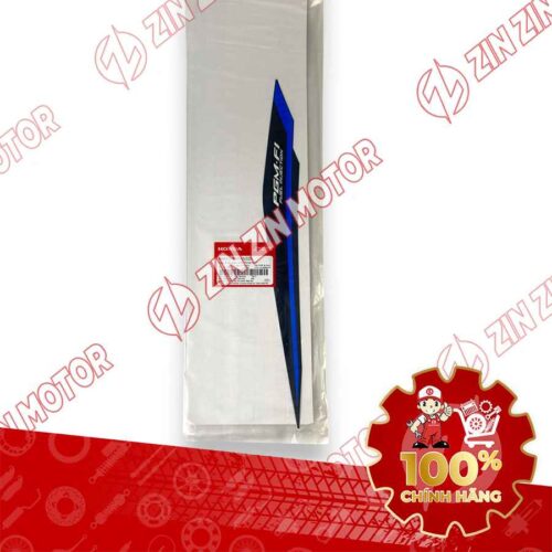 Alternative view of TEM ỐP SƯỜN WAVE RSX 2023 PHIÊN BẢN THỂ THAO BÁNH MÂM PHANH ĐĨA XE XANH ĐẬM BÊN PHẢI MIẾNG DƯỚI 86651K90VL0ZA CHÍNH HÃNG