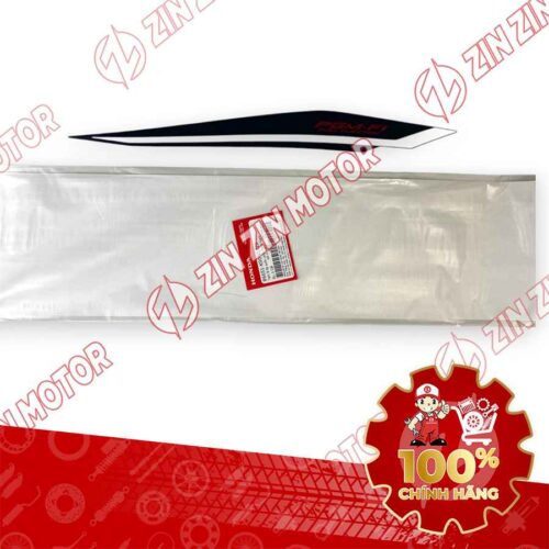 TEM ỐP SƯỜN WAVE RSX 2023 PHIÊN BẢN THỂ THAO BÁNH MÂM PHANH ĐĨA XE TRẮNG BÊN PHẢI MIẾNG DƯỚI 86651K90VL0ZB CHÍNH HÃNG