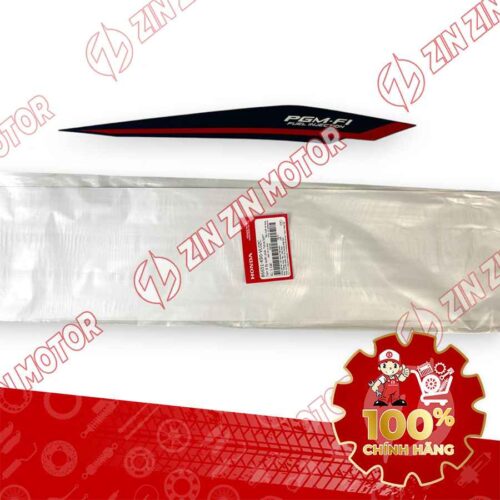 TEM ỐP SƯỜN WAVE RSX 2023 PHIÊN BẢN THỂ THAO BÁNH MÂM PHANH ĐĨA XE ĐỎ BÊN PHẢI MIẾNG DƯỚI 86651K90VL0ZC CHÍNH HÃNG