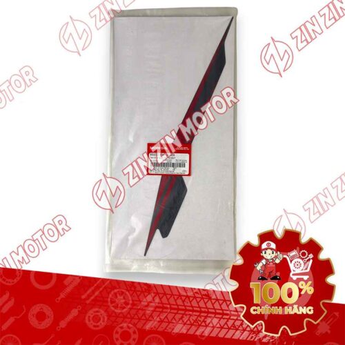 Alternative view of TEM ỐP SƯỜN WAVE RSX 2019 2020 PHIÊN BẢN BÁNH CĂM PHANH CƠ/ĐĨA XE XÁM ĐEN BÊN TRÁI MIẾNG DƯỚI 86652K90VC0ZA CHÍNH HÃNG