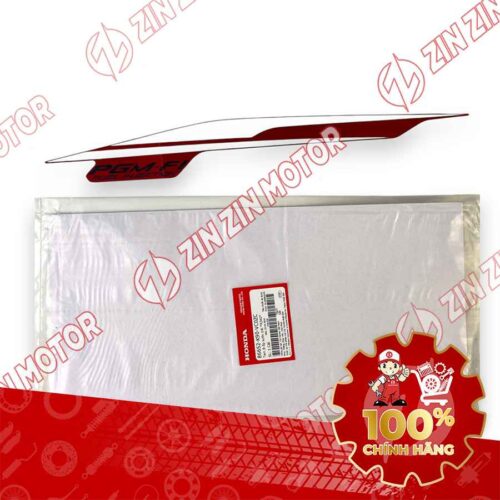 TEM ỐP SƯỜN WAVE RSX 2019 2020 PHIÊN BẢN BÁNH CĂM PHANH CƠ/ĐĨA XE ĐỎ BÊN TRÁI MIẾNG DƯỚI 86652K90VC0ZC CHÍNH HÃNG