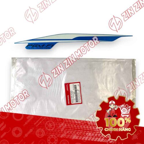 TEM ỐP SƯỜN WAVE RSX 2019 2020 PHIÊN BẢN BÁNH CĂM PHANH CƠ/ĐĨA XE XANH BÊN TRÁI MIẾNG DƯỚI 86652K90VC0ZD CHÍNH HÃNG