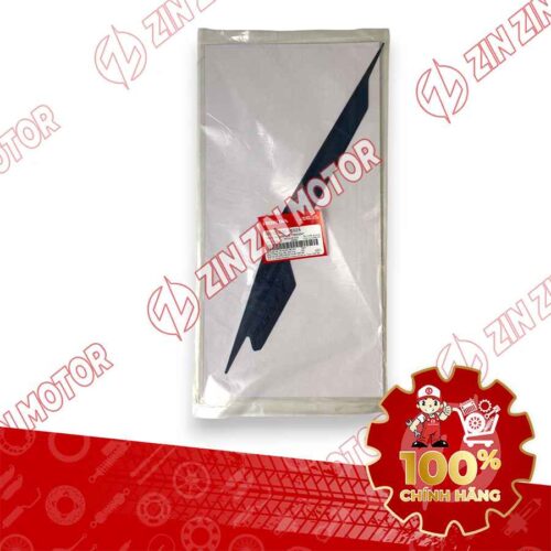 Alternative view of TEM ỐP SƯỜN WAVE RSX 2019 2020 PHIÊN BẢN BÁNH MÂM PHANH ĐĨA XE XANH XÁM BÊN TRÁI MIẾNG DƯỚI 86652K90VE0ZA CHÍNH HÃNG