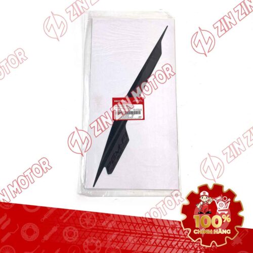 Alternative view of TEM ỐP SƯỜN WAVE RSX 2019 2020 PHIÊN BẢN BÁNH MÂM PHANH ĐĨA XE XÁM ĐỎ BÊN TRÁI MIẾNG DƯỚI 86652K90VE0ZB CHÍNH HÃNG