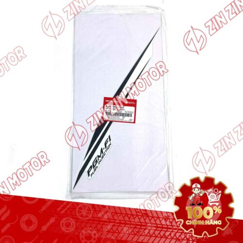 Alternative view of TEM ỐP SƯỜN WAVE RSX 2019 2020 PHIÊN BẢN BÁNH MÂM PHANH ĐĨA XE TRẮNG ĐEN BÊN TRÁI MIẾNG DƯỚI 86652K90VE0ZC CHÍNH HÃNG