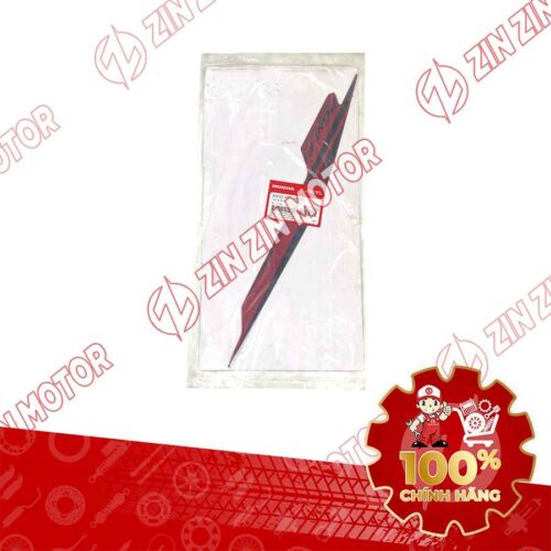 Alternative view of TEM ỐP SƯỜN WAVE RSX 2019 2020 PHIÊN BẢN BÁNH MÂM PHANH ĐĨA XE ĐỎ ĐEN BÊN TRÁI MIẾNG DƯỚI 86652K90VE0ZD CHÍNH HÃNG