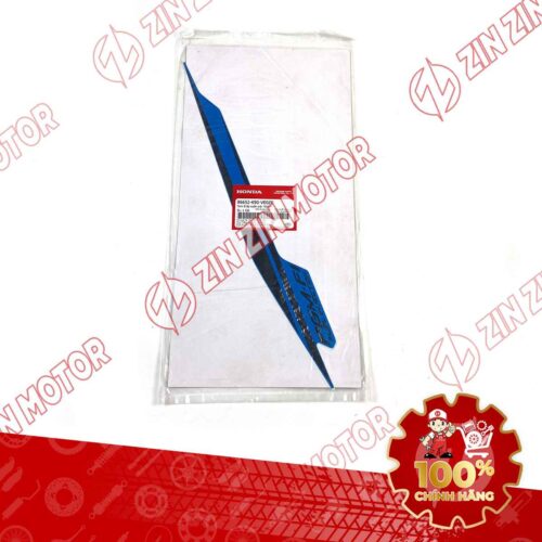 Alternative view of TEM ỐP SƯỜN WAVE RSX 2019 2020 PHIÊN BẢN BÁNH MÂM PHANH ĐĨA XE XANH ĐEN BÊN TRÁI MIẾNG DƯỚI 86652K90VE0ZE CHÍNH HÃNG