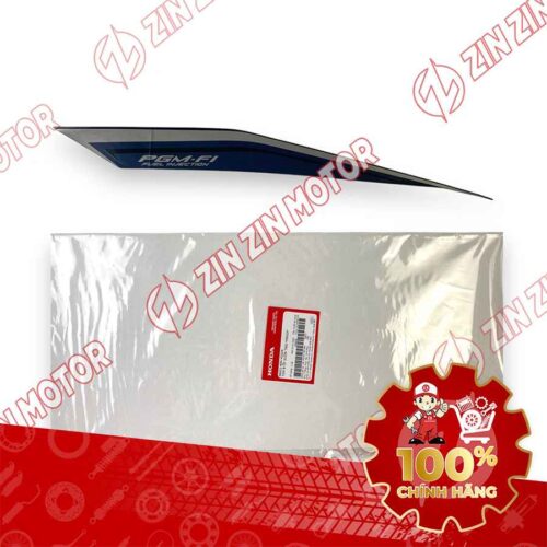 TEM ỐP SƯỜN WAVE RSX 2021 2022 PHIÊN BẢN BÁNH MÂM THẮNG ĐĨA XE XANH XÁM BÊN TRÁI MIẾNG DƯỚI 86652K90VG0ZA CHÍNH HÃNG