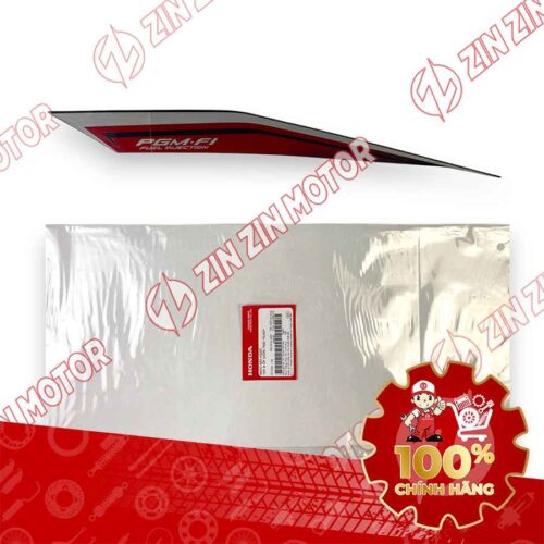 TEM ỐP SƯỜN WAVE RSX 2021 2022 PHIÊN BẢN BÁNH MÂM THẮNG ĐĨA XE ĐỎ BÊN TRÁI MIẾNG DƯỚI 86652K90VG0ZC CHÍNH HÃNG