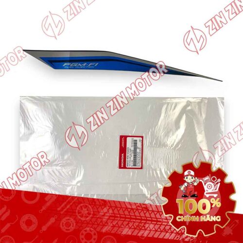 TEM ỐP SƯỜN WAVE RSX 2021 2022 PHIÊN BẢN BÁNH MÂM THẮNG ĐĨA XE XANH BÊN TRÁI MIẾNG DƯỚI 86652K90VG0ZD CHÍNH HÃNG