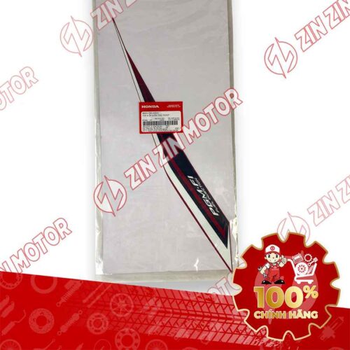 Alternative view of TEM ỐP SƯỜN WAVE RSX 2021 2022 PHIÊN BẢN BÁNH CĂM PHANH CƠ/ĐĨA XE ĐỎ ĐEN BÊN TRÁI MIẾNG DƯỚI 86652K90VG0ZG CHÍNH HÃNG