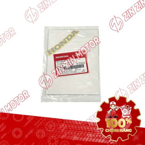 Alternative view of TEM CHỮ HONDA MẶT NẠ TRƯỚC WAVE ALPHA 2017 2018 2019 2020 2021 2022 2023 MÀU BẠC CAMAY 87120KVR910ZA CHÍNH HÃNG