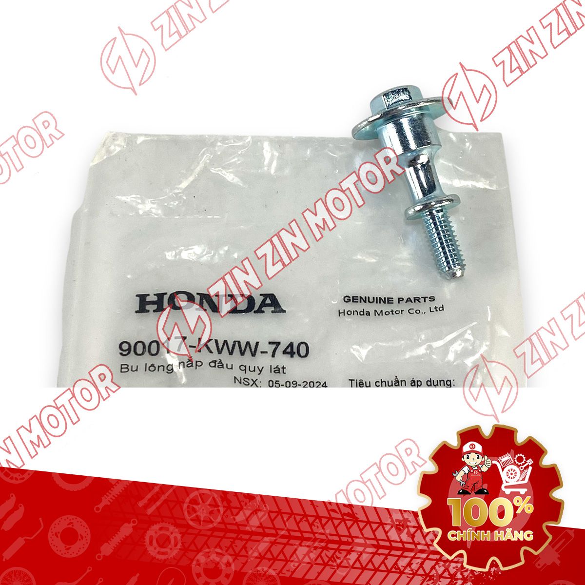 ỐC NẮP ĐẦU BÒ QUY LÁT WAVE RSX 2019 2020 2021 2022 2023 , WAVE ALPHA 2017 - 2023 2024 - 2025, WAVE BLADE 110 90017KWW740 CHÍNH HÃNG