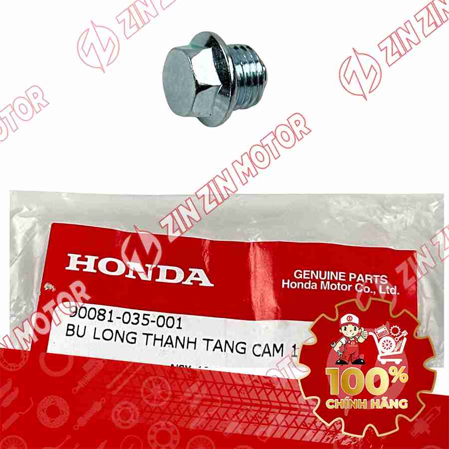 ỐC, BU LÔNG 14MM TĂNG SÊN, XÍCH CAM WAVE RSX 2019 2020 2021 2022 2023 , WAVE ALPHA 2017 - 2023 2024 - 2025, WAVE BLADE 110 90081035001 CHÍNH HÃNG