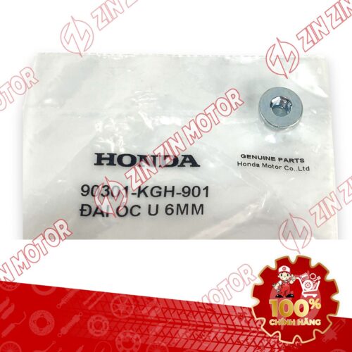 Alternative view of ĐAI ỐC 6MM BẮT CẦN KÉO PHANH THẮNG SAU WAVE RSX 2019 2020 2021 2022 2023 , WAVE ALPHA 2017 - 2023 2024 - 2025, WAVE BLADE 110 90301KGH901 CHÍNH HÃNG