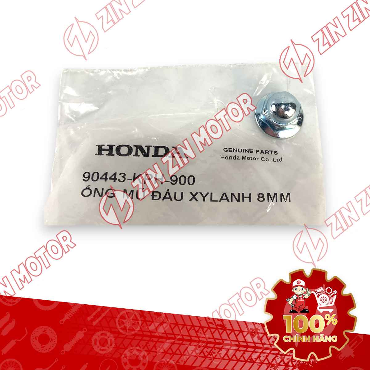 ĐAI ỐC MŨ 8MM BẮT ỐNG PÔ WAVE ALPHA 2017 - 2023 2024 - 2025, WAVE BLADE 110 90443KPH900 CHÍNH HÃNG
