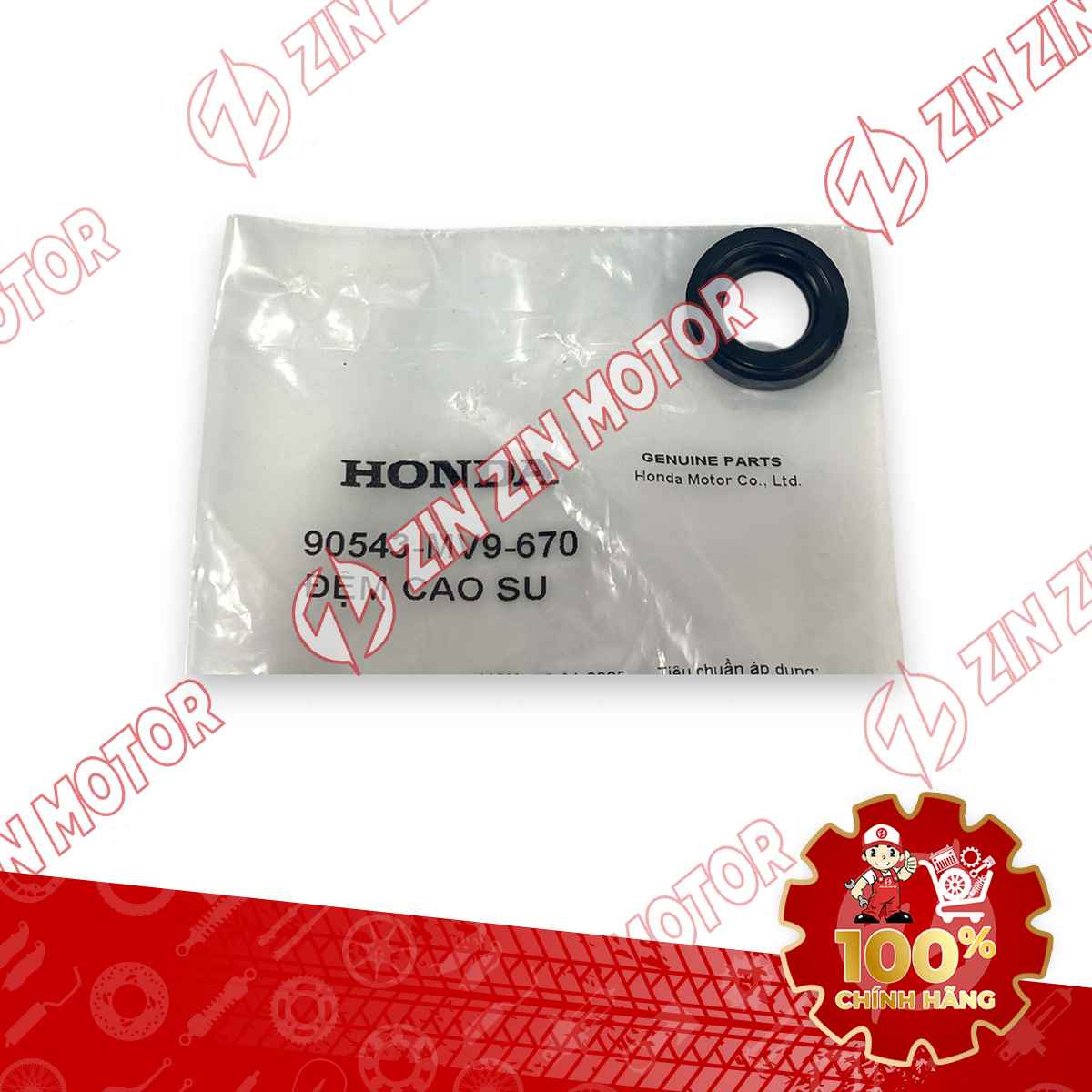 ĐỆM CAO SU ỐC NẮP ĐẦU BÒ WAVE RSX 2019 2020 2021 2022 2023 , WAVE ALPHA 2017 - 2023 2024 - 2025, WAVE BLADE 110 90543MV9670 CHÍNH HÃNG