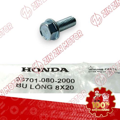 Alternative view of ỐC, BU LÔNG 8X20 BẮT ỐNG PÔ WAVE ALPHA 2017 - 2023 2024 - 2025, WAVE BLADE 110 957010802000 CHÍNH HÃNG