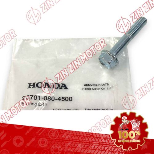 ỐC, BU LÔNG 8X45 BẮT PÔ, ỐNG XẢ WAVE RSX 2019 2020 2021 2022 2023 957010804500 CHÍNH HÃNG