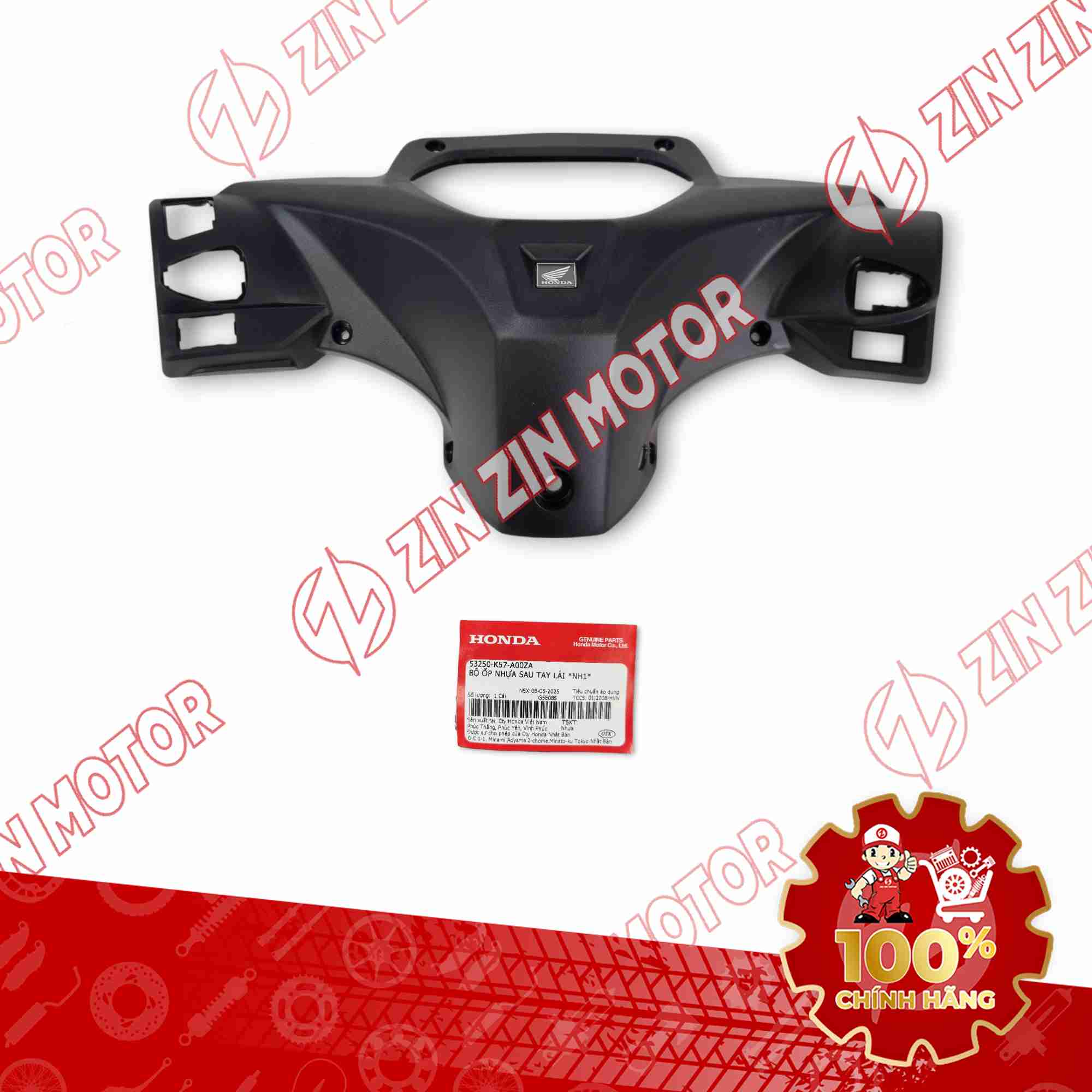NHỰA NHÁM BỢ CỔ WAVE BLADE 110 2017 - 2025 53250K57A00ZA CHÍNH HÃNG