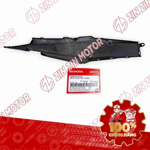 Alternative view of ỐP SƯỜN WAVE BLADE 110 ĐEN TRẮNG 2017 BẢN TIÊU CHUẨN BÊN PHẢI 64600K57A00ZA CHÍNH HÃNG