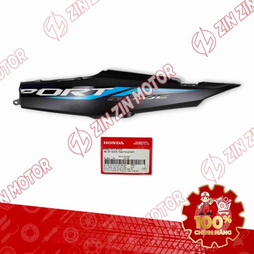 ỐP SƯỜN WAVE BLADE 110 ĐEN XANH 2023 BẢN THỂ THAO BÊN TRÁI 64650K57AF0ZA CHÍNH HÃNG