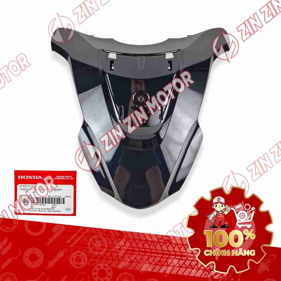 MẶT NẠ LỚN SH 125/150i 2017 ĐEN BÓNG 64300K77V00ZE CHÍNH HÃNG
