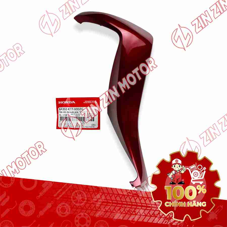 CÁNH YẾM SH 125/150i 2017 2018 2019 ĐỎ BÊN PHẢI 64302K77V00ZG CHÍNH HÃNG