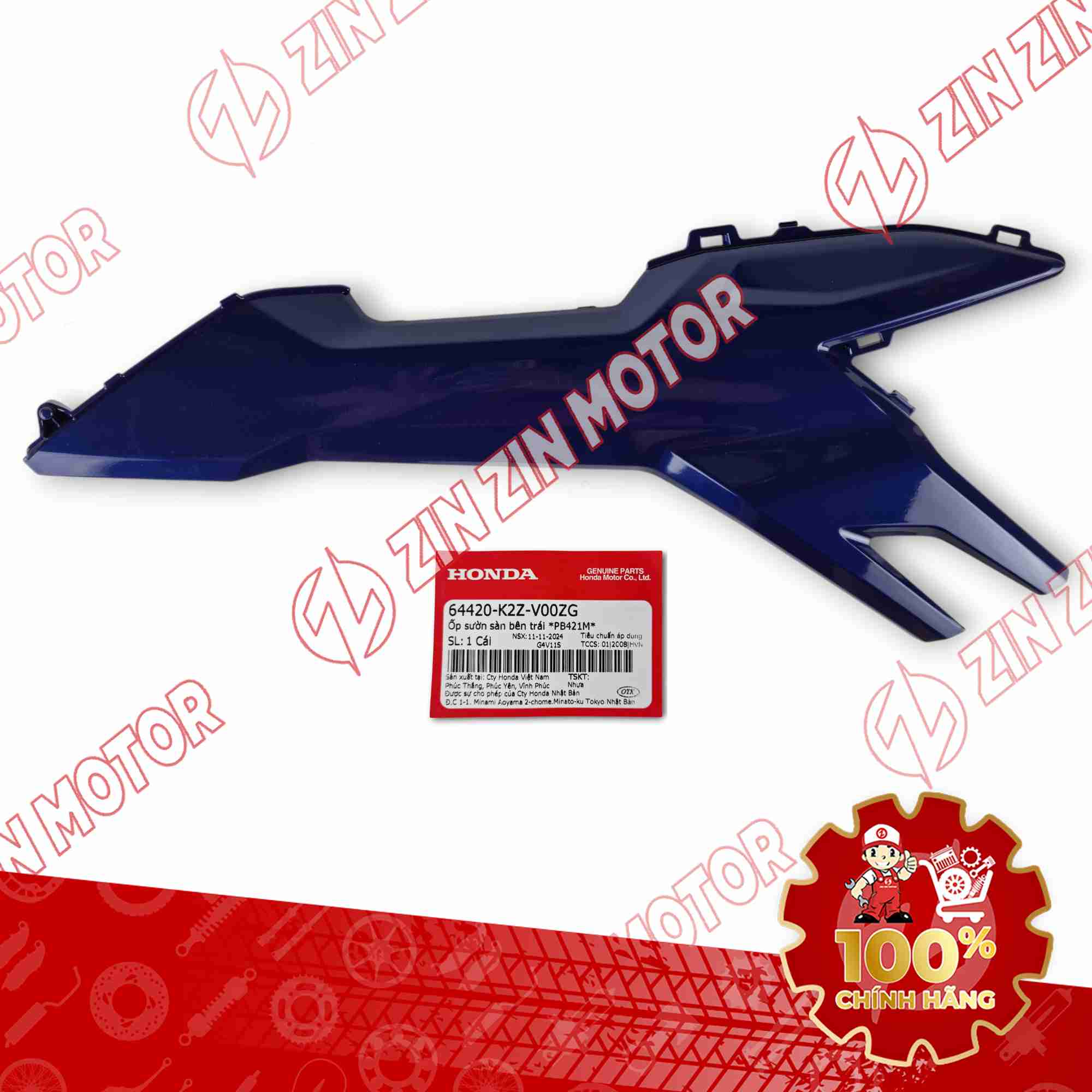 ỐP HÔNG AIR BLADE (AB) 2025 XANH DƯƠNG ĐẬM TRÁI 64420K2ZV00ZG CHÍNH HÃNG