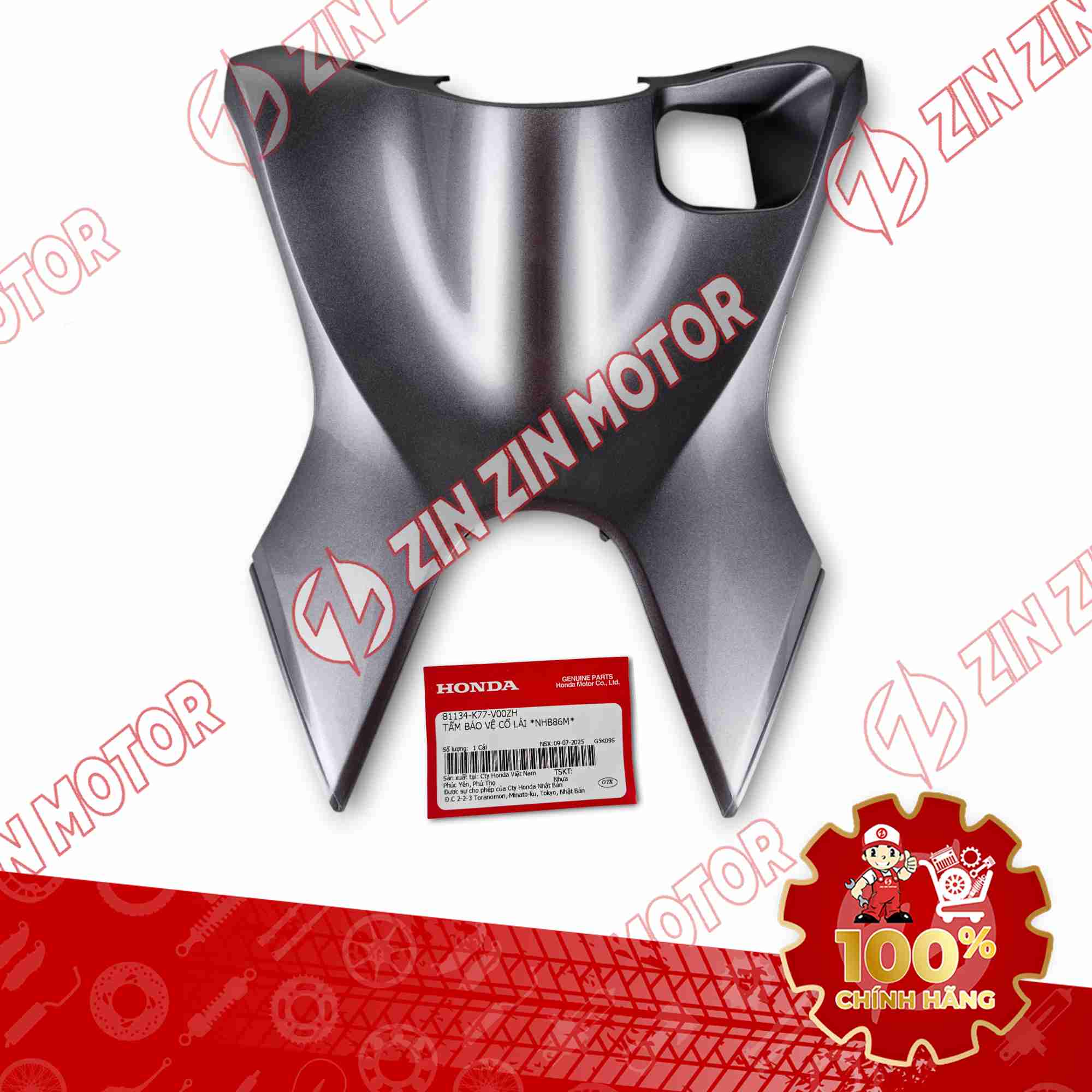ỐP Ổ KHÓA SH 125/150i 2017 2018 2019 BẠC 81134K77V00ZH CHÍNH HÃNG